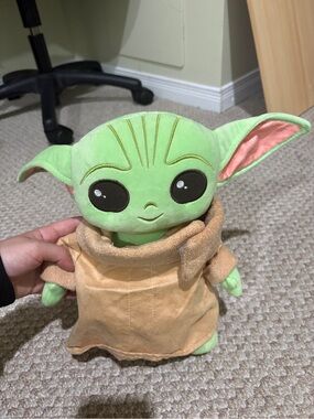 Star Wars Green and Tan Grogu Plush with Brand Tag